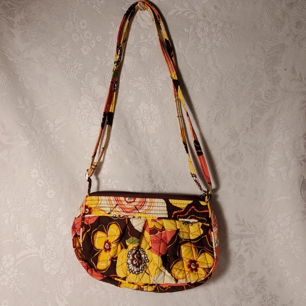 Vera Bradley Moon shape Crossbody Shoulder purse - Picture 1 of 5